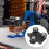 3d Printer Extruder Support Plate Black Aluminum Smooth Surface 3