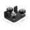 3d Printer Extruder Support Plate Black Aluminum Smooth Surface 2