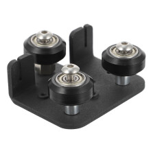 3d Printer Extruder Support Plate Black Aluminum Smooth Surface