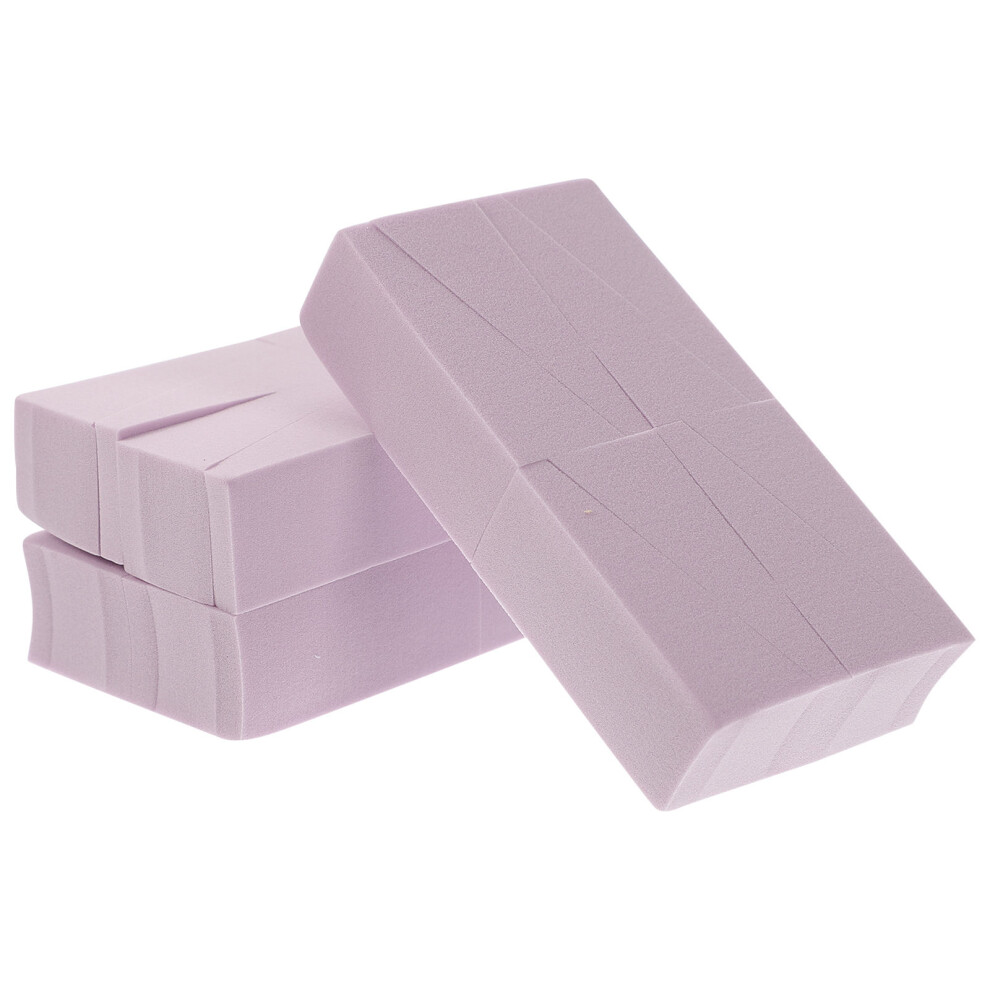 Totority Purple Nail Art Sponge For Gradient Manicure Soft Wedge 24Pcs