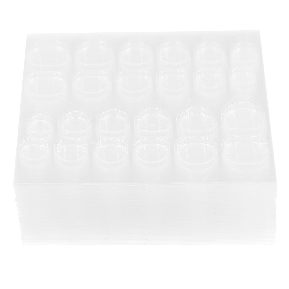 Ohphcall 50 Sheets Waterproof Nail Stickers Adhesive Tabs Glue For Fake Nails