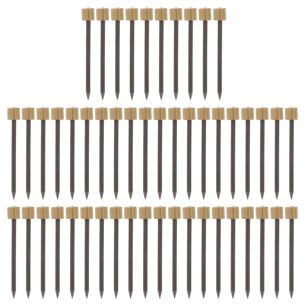 Copper Nails Kit Copper Caps Nails Golden Iron 50Pcs 3163069678904