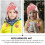 Kids Earflaps Hat Winter Accessory Pink 2pcs 10