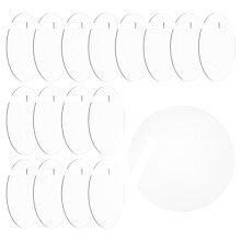 Delicate Cup Markers Round Acrylic 30pcs 1.6x1.6x0.04in