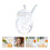 Honey Pot With Dipper 14.2x9.3cm Transparent 3