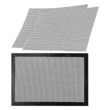 3pack Nonstick Grill Mat Set Black For Grilled Foods
