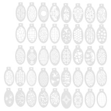 42pcs reusable body painting stencil set for face and body art