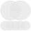 30 Pcs Cutting Mat Mesh Canvas Circle Round Embroidery Kits White 3