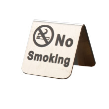2pcs Stainless Steel Sign Triangle Table