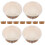 Raindrops 20pcs Kraft Paper Bowls With Lids Round Packaging Containers 10