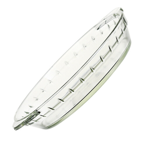 Microwave Oven Microwaves Cookware Roasting Tray Baking Dish White