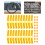 Drivers Reflectors Professional Design Orange 20pcs 8