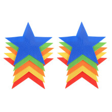 Agility Training Star Markers Pvc Assorted Color For Fitness