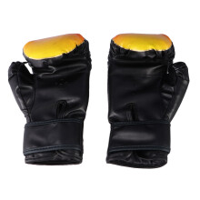 Boxing Training Gloves Sparring Child Flame Pattern Pu For Children
