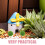 5 Pcs Sand Table Model Decorative Greenery Globe Fake Grass Spheres 8
