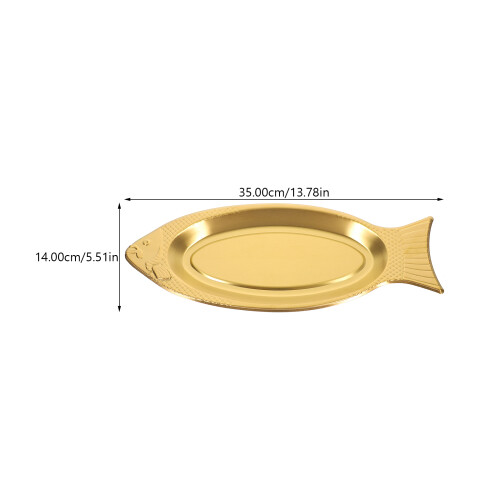 Creative Fish Storage Dish Multipurpose Food Plate Steamed For Home 2