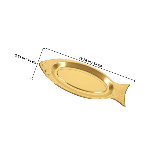 Creative Fish Storage Dish Multipurpose Food Plate Steamed For Home 1