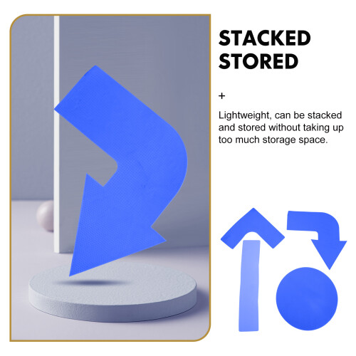4 Pcs Carpet Spot Markers Landmark Mat Training Sign Disc 2
