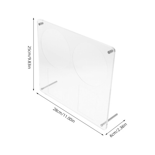 Record Display Holder Cd Display Case Transparent Acrylic 1set 1