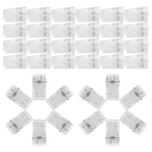 50 Pièces Clips De Printemps Transparent Pour Tapisserie Plastique