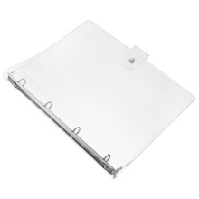 Raindrops  Scrapbook File Clear Ring Binder Covers Notebooks Shell