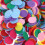1000Pièces Feutrine Circulaire Colorée Pour Patches Accessoires 8