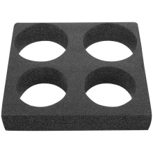 Cup Fixing Holder Foam Cup Carrier Tray Black 1set