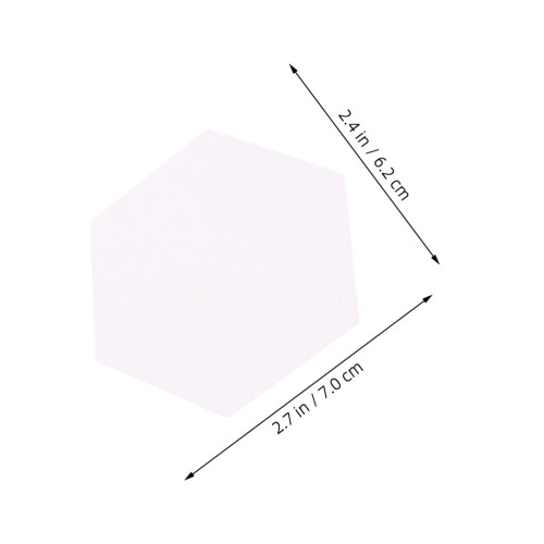 400Pièces Modèles Hexagones Papier Pour Patchwork Précis Couture 2