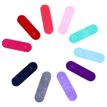 Diy Hair Pin Felt Cloth Bright Colors Teardrop 50pcs