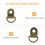 30 Sets Caravanized Buckle Accessories Detachable Buttons Handbag 7
