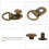 30 Sets Caravanized Buckle Accessories Detachable Buttons Handbag 8