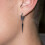 1pair Dangle Spike Earrings For Men Cool Punk Style Accessories 5