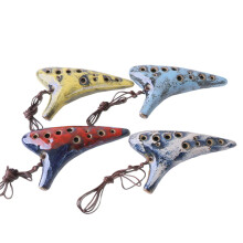 12 Holes Ocarina Percussion Instruments For Adults Ceramic Flute
