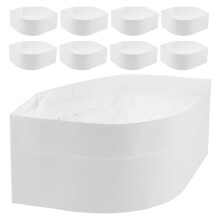 Disposable White Chef Caps For Restaurants And Bakeries 20pcs