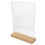 Support Pour Menu Avec Base En Bois A6 3