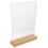 Support Pour Menu Avec Base En Bois A6 8