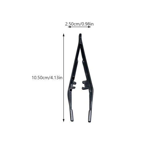 Tweezers For Crafting 50set Plastic Assorted Color Slender Tip 1