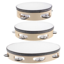 Worgeous 3 Pcs Hand Drum Teaching Aids Preschool 15.00x15.00x4.00cm