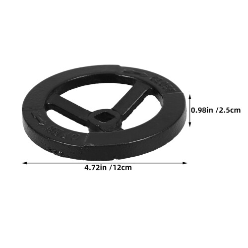 2 Pcs Indoor Fire Hydrant Handwheel Handle Replacement Machine Tool 2