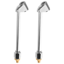 Tire Air Chuck Silver 2pcs 6.1x1.2x0.6in