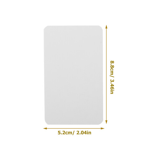 Blank Note Cards White Paper 100pcs 3.46x2.04in 1
