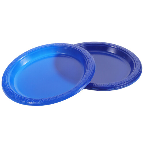 Summer Themed Plates Blue Pp 20pcs