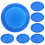 Summer Themed Plates Blue Pp 20pcs 6