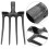 Pitch Fork Replacement Head Four Prong Heavy Duty Garden Digging Tool 11