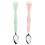 Fruit Scraping Spoon Baby Cutlery Assorted Color 2pcs 9