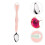 Fruit Scraping Spoon Baby Cutlery Assorted Color 2pcs 11