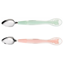 Fruit Scraping Spoon Baby Cutlery Assorted Color 2pcs