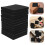 Adhesive Foam Sheets Black 12pcs 3.9x3.9x0.5in 11