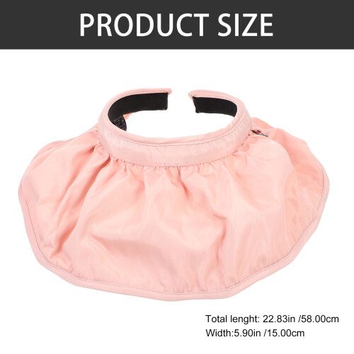 Sunshade Hat Women Wide Brim Polyester Pink 1pack 1