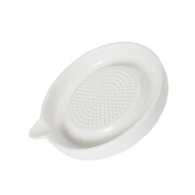 Simple Style Garlic Grinder White Ceramic 1set 5.3x4.5in